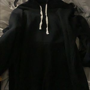 Long Black Hoodie